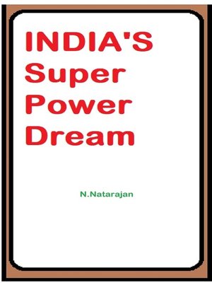 cover image of India's Super Power Dream